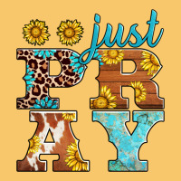 Just Pray Western Sunflowers Vintage Hoodie | Teevron