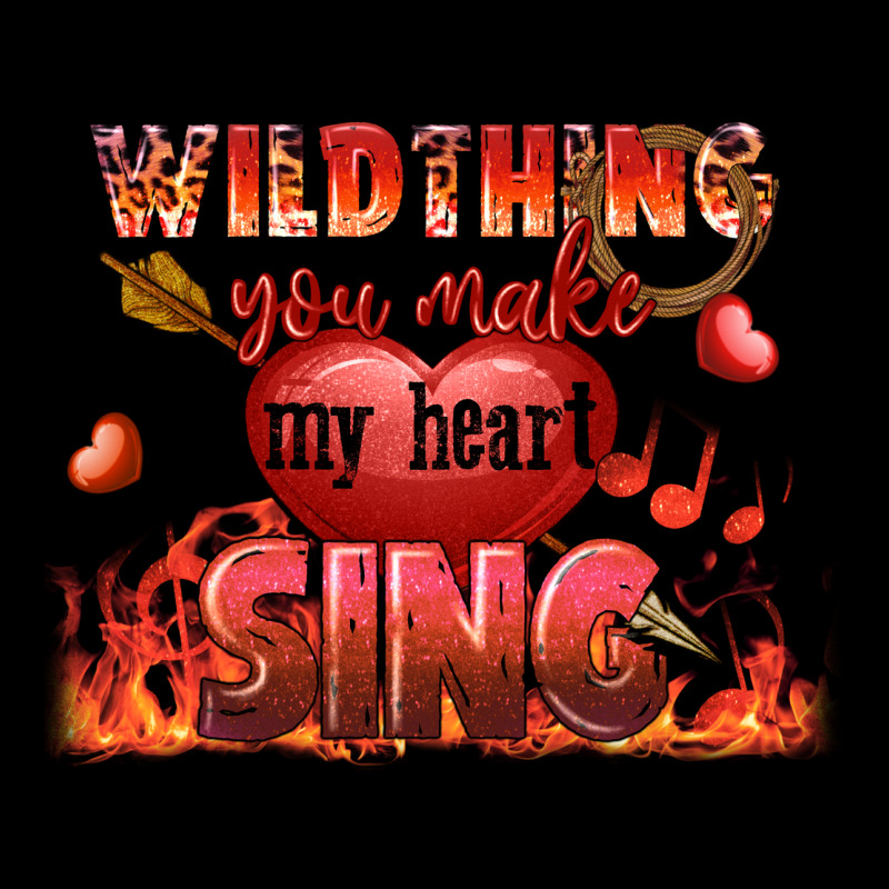 Valentine's Day Wild Thing You Make My Heart Sing Urban Hoodie by FaDigitalArtStudio | Teevron