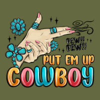 Western Turquoise Put Em Up Cowboy Long Sleeve Tee | Teevron