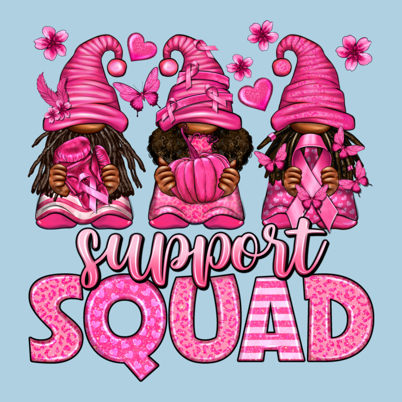 Breast Cancer Afro Gnomies Support Squad Premium Hoodie by texasbilliewilder | Teevron