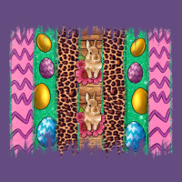 Easter Leopard Egg Bunny Brush Stroke Vintage Hoodie | Teevron