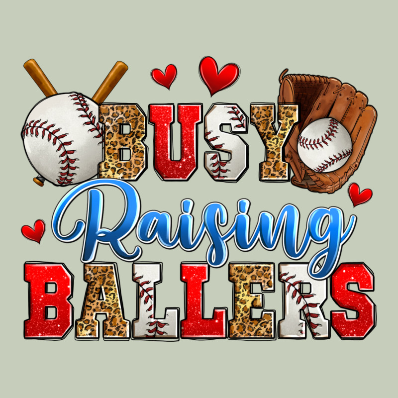 Busy Raising Ballers Baseball Ladies Tee by Zillion Design Studio | Teevron