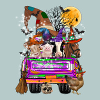 Hallloween Farm Animals Truck Heavy Core Tee | Teevron
