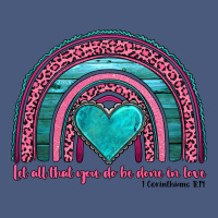 Valentine's Day Rainbow Let All That You Do Be Done In Love 1 Corinthi Vintage Hoodie | Teevron