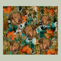 Fall Cowhide Highland Cow Tumbler Ladies Tee | Teevron