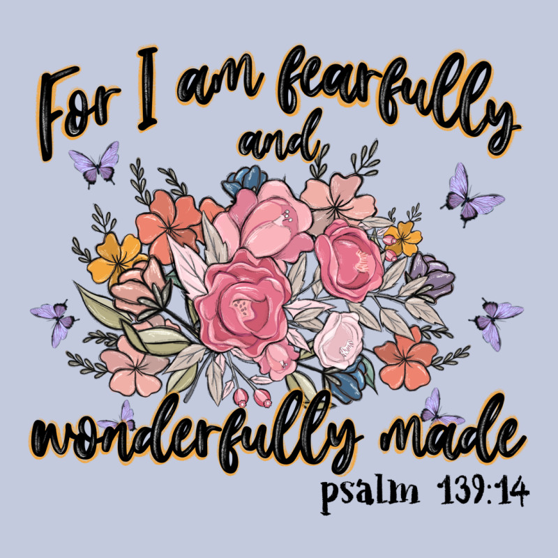 For I Am Fearfully And Wonderfully Made Long Sleeve Tee by MaliasSmallBusiness | Teevron