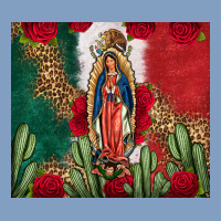 Our Lady Of Guadalupe Mexican Flag Roses Cactus Urban Hoodie | Teevron