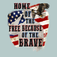 Home Of The Free Because Of The Brave 4th Of July Heavy Core Tee | Teevron