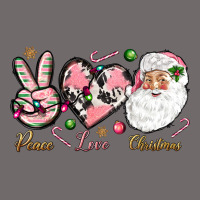 Pink Peace Love Christmas Urban Heavy Tee | Teevron