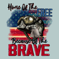 Home Of The Free Because Of The Brave 4th Of July Heavy Core Tee | Teevron