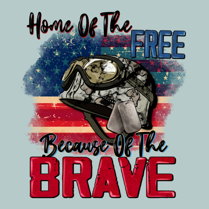 Home Of The Free Because Of The Brave 4th Of July Heavy Core Tee by CowGirlArtShop | Teevron