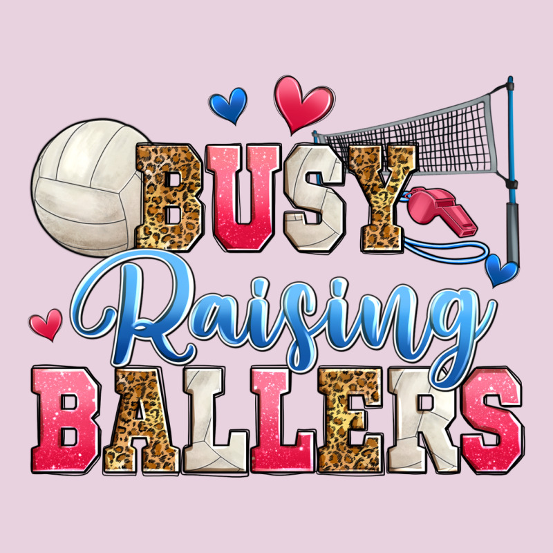 Busy Raising Ballers Volleyball Ladies Tee by Zillion Design Studio | Teevron