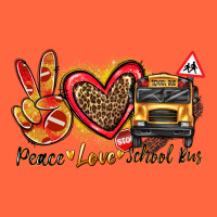 Peace Love School Bus Premium Hoodie | Teevron