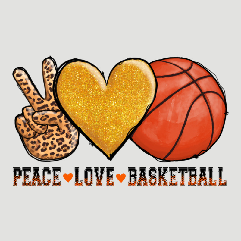 Peace Love Basketball Classic Tee by AdoDesignShop | Teevron