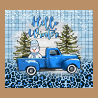 Hello Winter Snowman Truck Vintage Hoodie | Teevron
