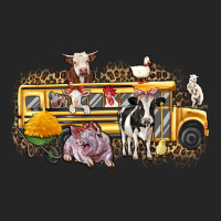Farm Animals School Bus Premium Hoodie | Teevron
