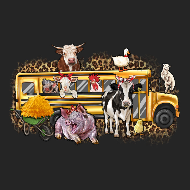Farm Animals School Bus Premium Hoodie by texasbilliewilder | Teevron