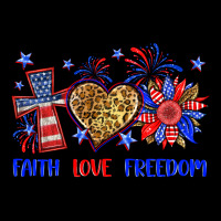 Faith Love Freedom Heavy Core Tee | Teevron