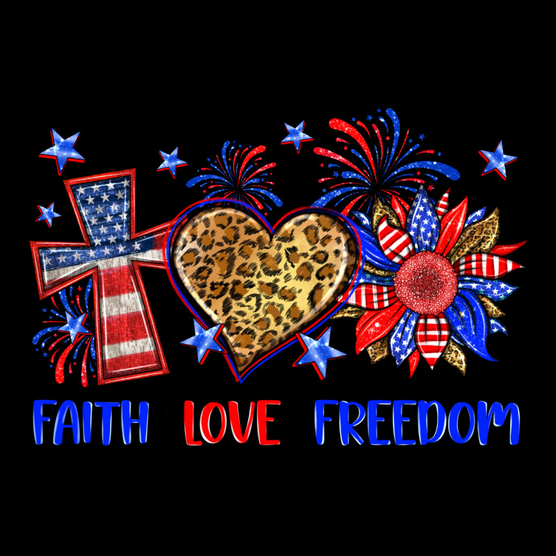 Faith Love Freedom Heavy Core Tee by Neo Western | Teevron