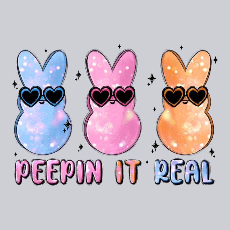 Peepin It Real Easter Glitter Heavyweight Sweatshirt by MaliasSmallBusiness | Teevron
