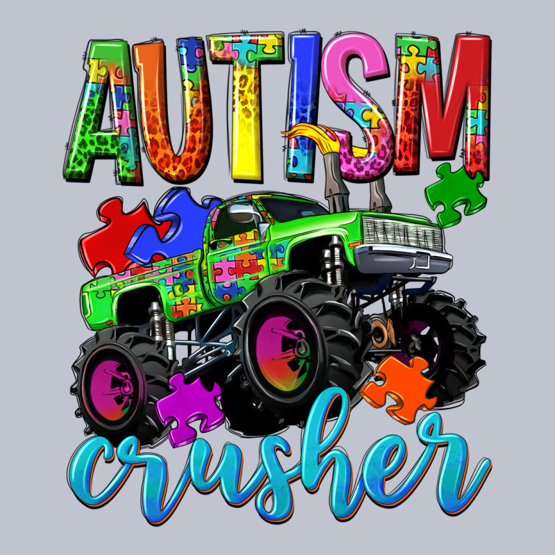 Autism Awareness Crusher Premium Hoodie by NancyCooperArtShop | Teevron