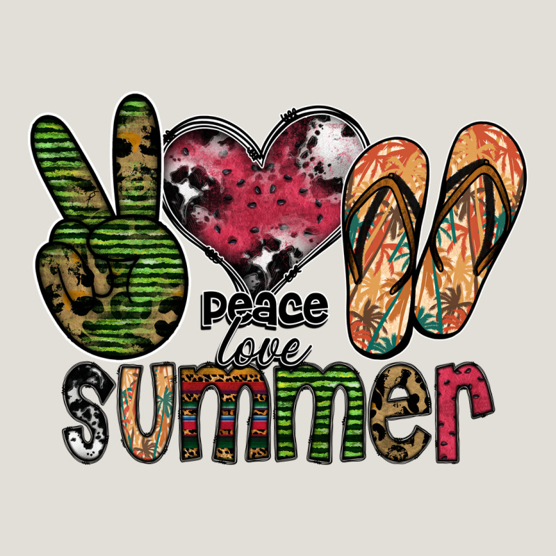 Peace Love Summer Heavy Core Tee by SublimationCraftShop | Teevron