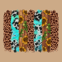 Sunflower Cactus Leopard Brushstroke Vintage Hoodie | Teevron