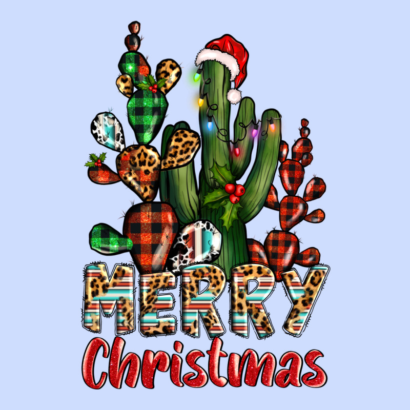Merry Christmas Cactus Western Urban Heavy Tee by BarkalooDesign | Teevron