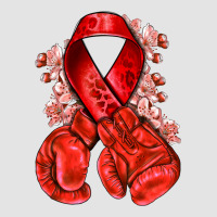 Red Ribbon With Boxing Gloves Premium Sweatshirt | Teevron