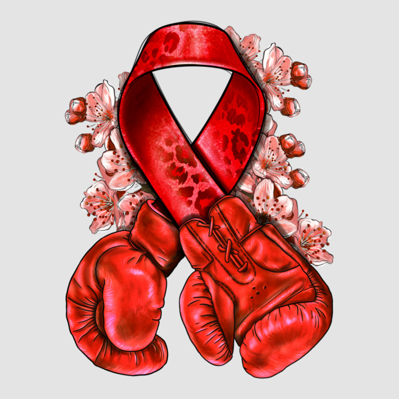 Red Ribbon With Boxing Gloves Premium Sweatshirt by NancyCooperArtShop | Teevron