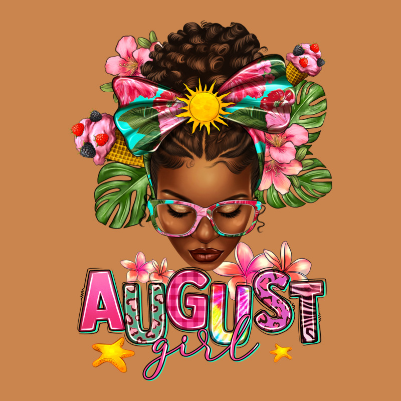 August Girl Afro Woman Summer Heavyweight Hoodie by texasbilliewilder | Teevron