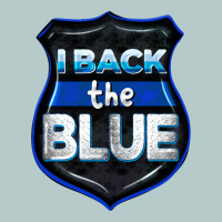 I Back The Blue 4th Of July Heavy Core Tee | Teevron