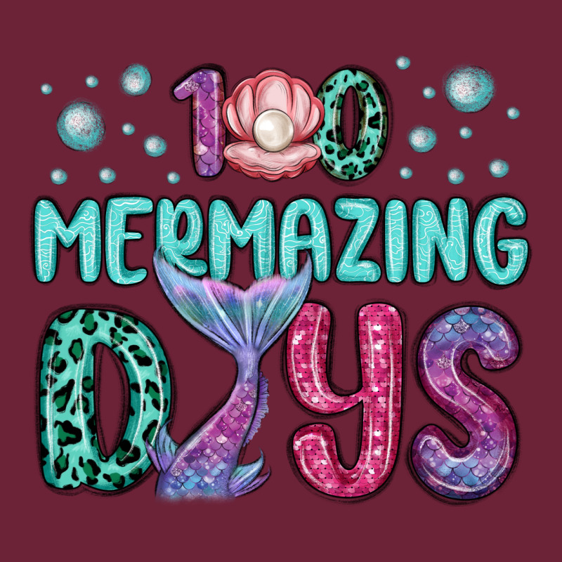 100 Mermazing Days Long Sleeve Tee by MaliasSmallBusiness | Teevron