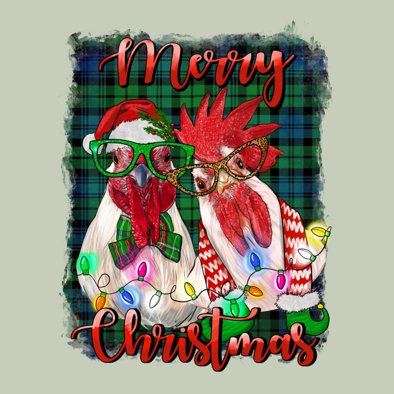 Christmas Roosters With Background Ladies Tee by RanaPortraitStore | Teevron