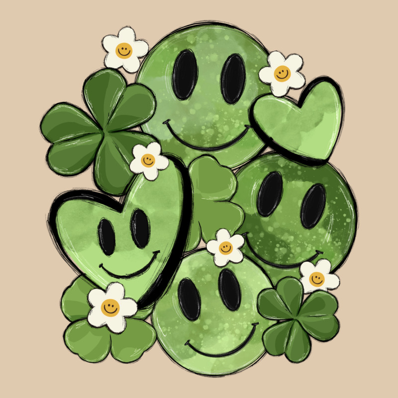 St. Patrick's Day Green Smile Heavyweight Sweatshirt by MaliasSmallBusiness | Teevron