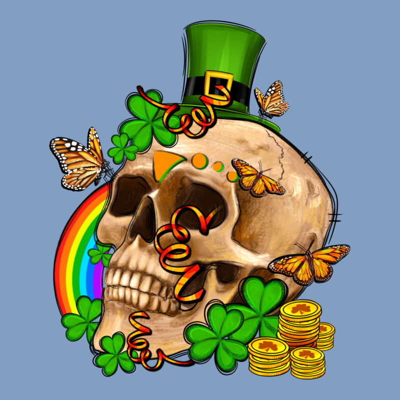 St. Patrick's Boho Skull Urban Hoodie by OliviaCreatesArt | Teevron
