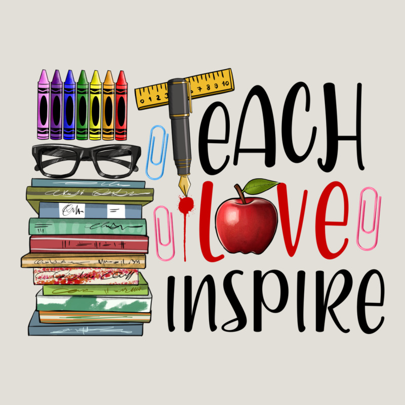 Teach Love Inspire Heavy Core Tee by BarkalooDesign | Teevron