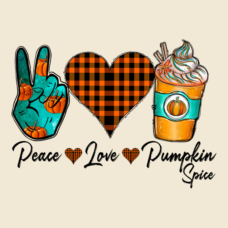 Peace Love Pumpkin Spice Premium Tee by CowhideDigitalArt | Teevron