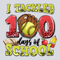 I Tackled Days Of School Softball Zipper Hoodie | Teevron