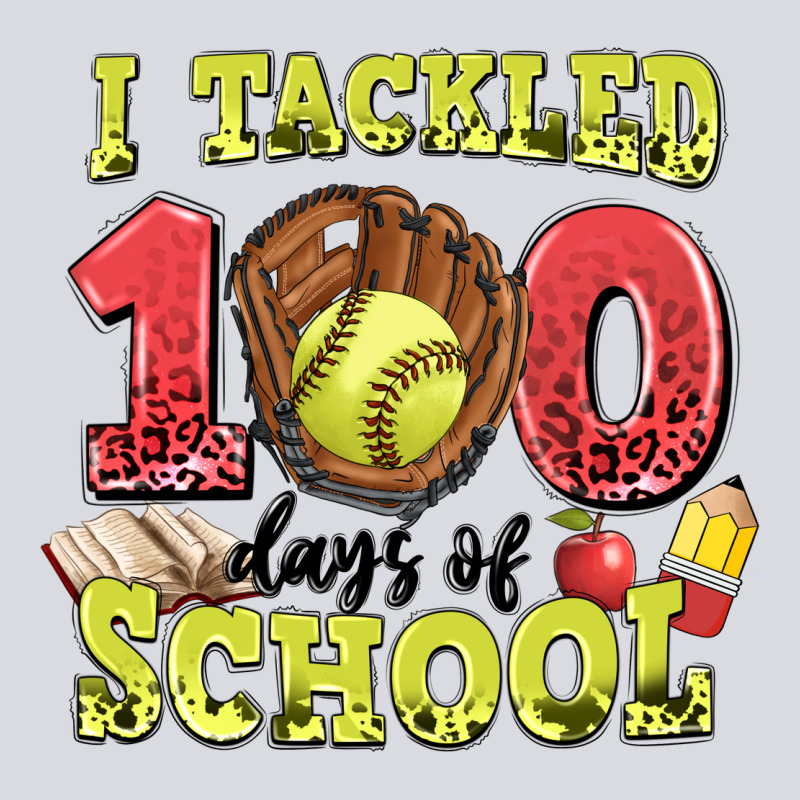 I Tackled Days Of School Softball Zipper Hoodie by LillyAllenDesigns | Teevron
