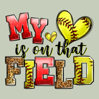 My Heart Is On That Field Softball Ladies Tee | Teevron