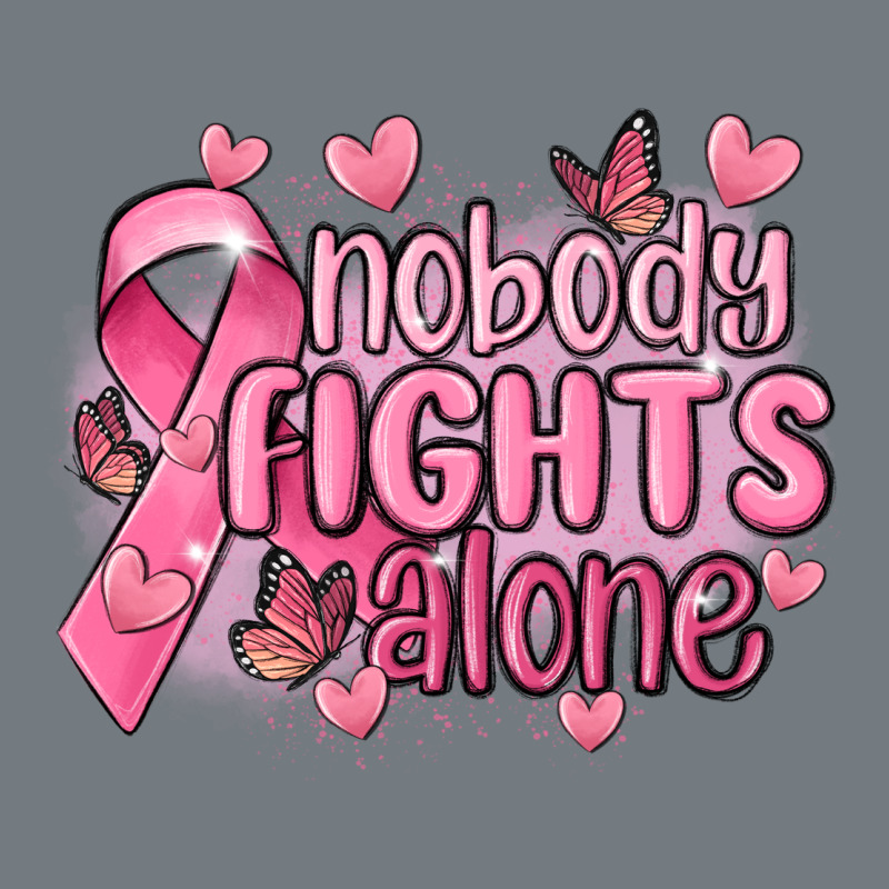 Nobody Fights Alone Cancer Heavyweight Sweatshirt by MaliasSmallBusiness | Teevron