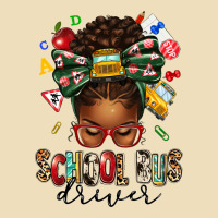School Bus Driver Afro Messy Bun Premium Hoodie | Teevron