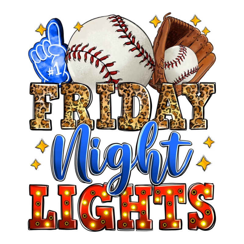 Friday Night Lights Baseball Ladies Tee by Zillion Design Studio | Teevron