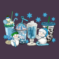 Winter Snowman Coffee Cups Heavyweight Hoodie | Teevron