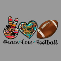 Peace Love Football Vintage Hoodie | Teevron