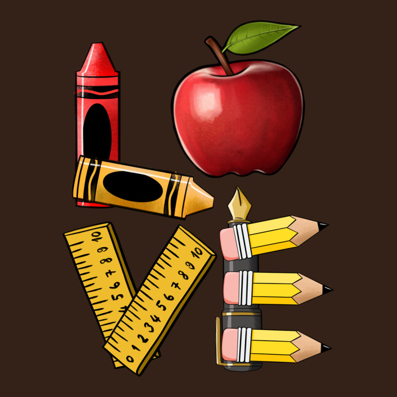 Love Teacher Heavy Core Tee by BarkalooDesign | Teevron