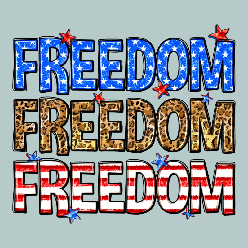 Freedom Freedom Freedom Heavy Core Tee by Neo Western | Teevron