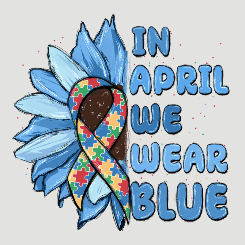 In April We Wear Blue Classic Tee by MaliasSmallBusiness | Teevron