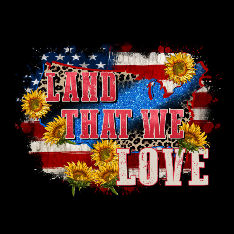 Land That We Love 4th Of July Heavy Core Tee by CowGirlArtShop | Teevron